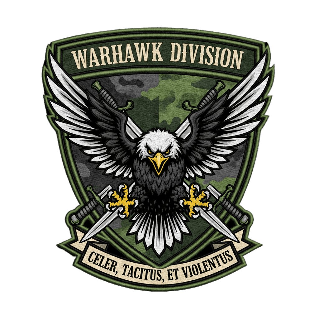 Black and white eagle